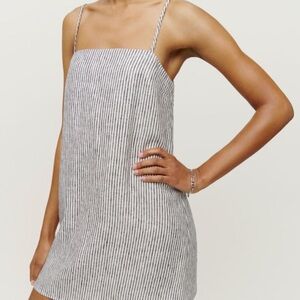Reformation Aubree Linen Dress